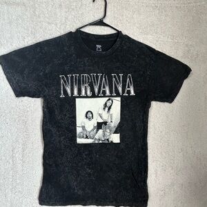 Nirvana T-Shirt Size Medium Black In Utero Graphic Grunge Rock Cotton 90s